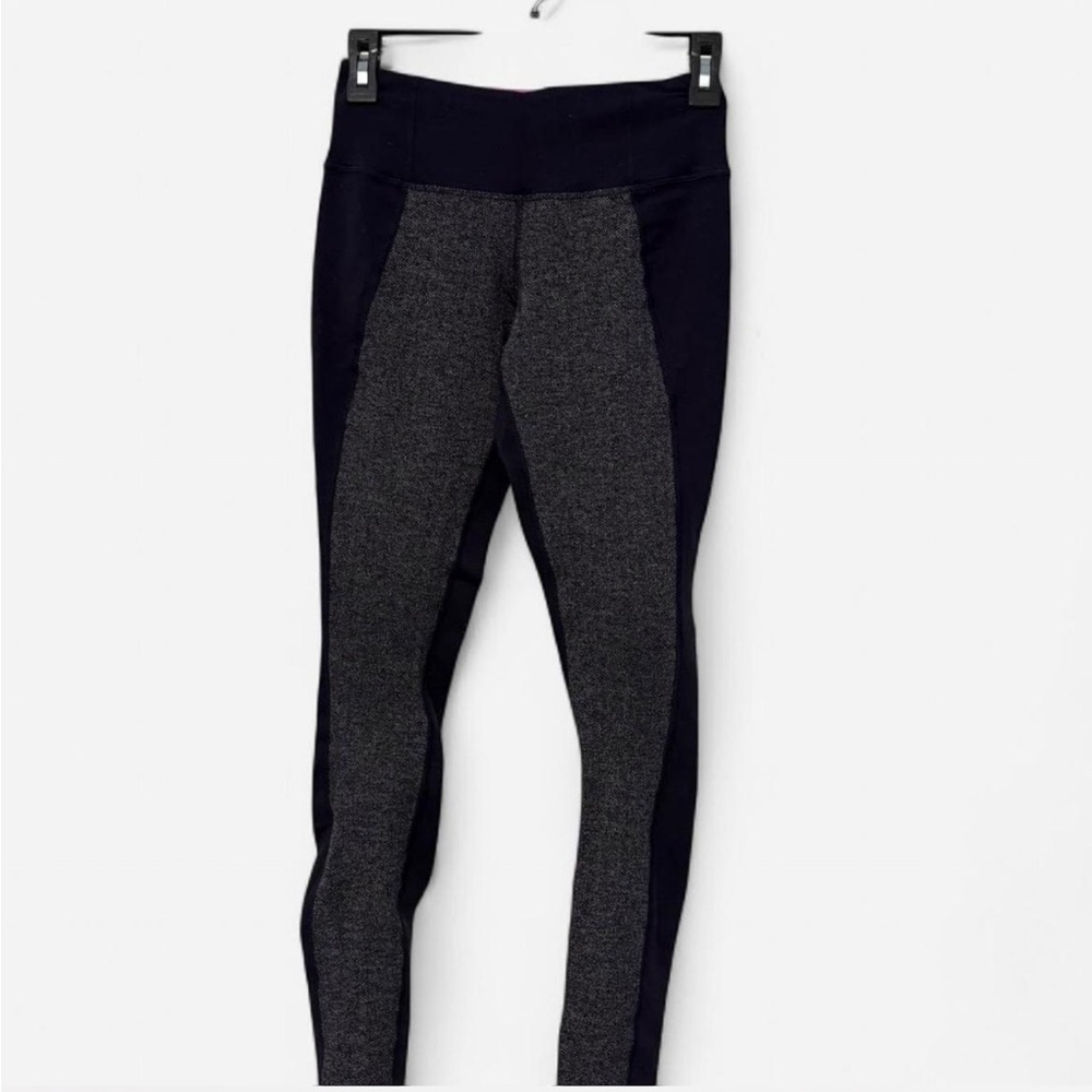 Lululemon dark purple and grey leggings